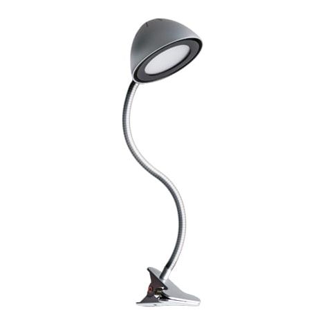 Roni Clip Ideus 02876 LED-Klemmleselampe 4W Silber