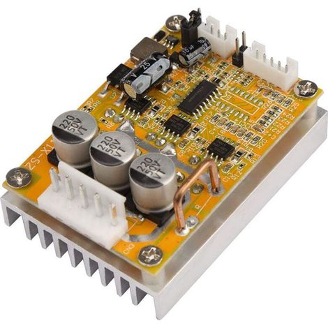 Carte Contrleur de Moteur BLDC Triphasé Sans Capteur, 5 V-36 V, 350 W, Large Tension, Module de Commande de Moteur ESC Sans Balais avec Dissipateur (1/2)