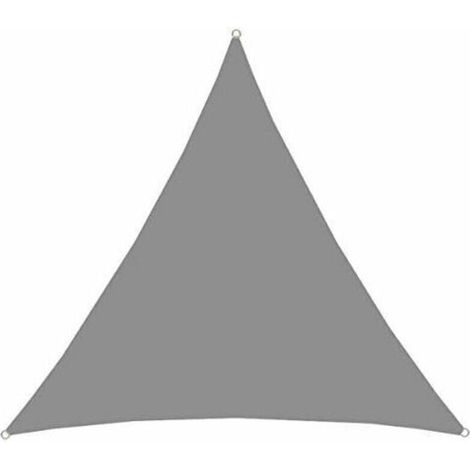 Voile d'ombrage - 4x4x4 Polyester Triangle Protection Solaire - Toile Hydrofuge (1/4)
