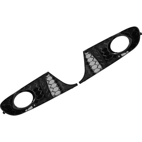 Paire de cadres de phares antibrouillard avant en nid d'abeille, grille de calandre 5K0 853 665, compatible Golf MK6 TDI TSI 2009-2013 (1/5)