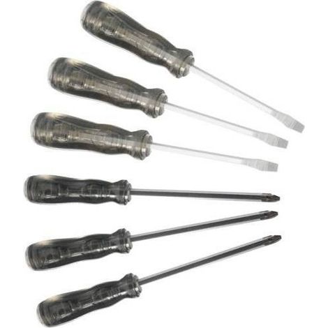 SAM OUTILLAGE - Jeu De 6 Tournevis A Frapper Acetate Fente Et Pozidriv (1/3)