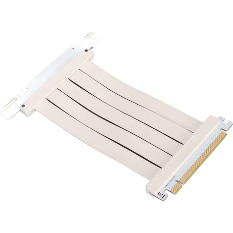 Cavo di prolunga flessibile ad alta velocità per GPU montate verticalmente, cavo adattatore PCI-E 4.0, supporta la trasmissione a piena velocità, lunghezza del cavo compatta, con adattatore a 90 gradi