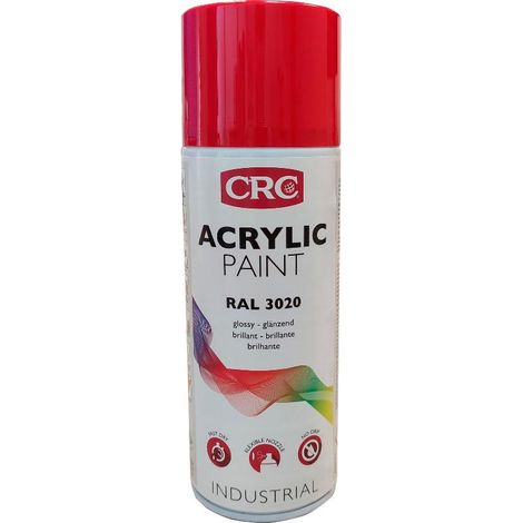 PINTURA ACRYLIC PAINT RAL 3020 ROJO 400ML - CRC