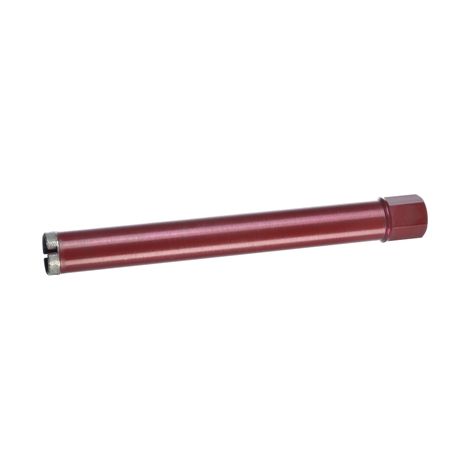 Melko – Carotteuse diamant Ø 44 mm – Forage à sec et humide – Pour béton armé et pierre dure – Raccord fileté 1 1/4' – Longueur 400 mm