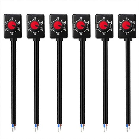 Set mit 6 LED-Dimmern mit Drehknopf, 0/1-10V DC, Mini-LED-Dimmer mit Drehschalter, passiver Niederspannungs-PWM-Dimmer (1/5)