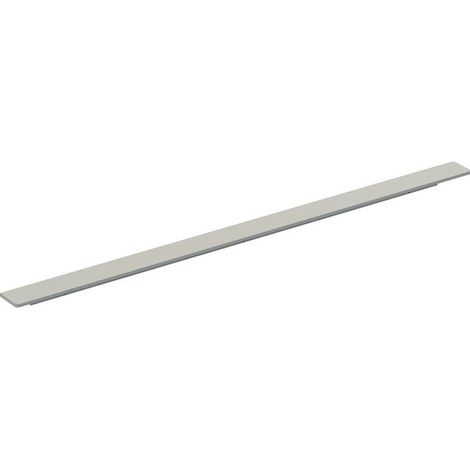 Gâche GE, largeur : 60 cm, gris sable mat (1/4)