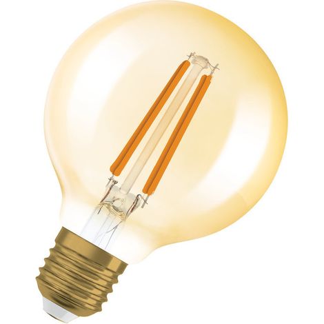 LED OSRAM 1906 DIM CLG60 D80 Verre doré - Filament E27 7,2W 2400K (137860-4099854137860)