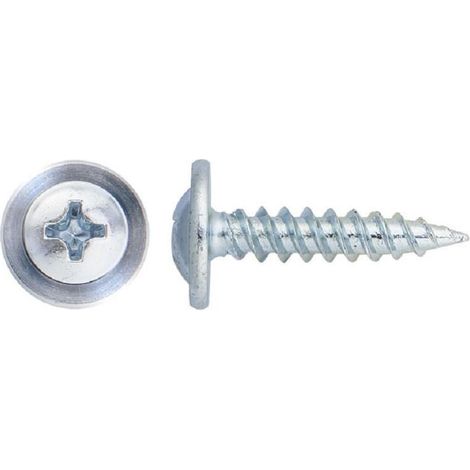tornillo placa yeso. cabeza ancha. zincado. 4,2x25 mm ( color:000000 1000)