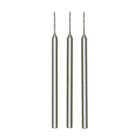 Proxxon – Foret à métaux HSS 1,0 mm – 28854 – Longueur 44 mm – Tige 2,35 mm – Lot de 3 pièces pour perçage acier et plastique (1/4)