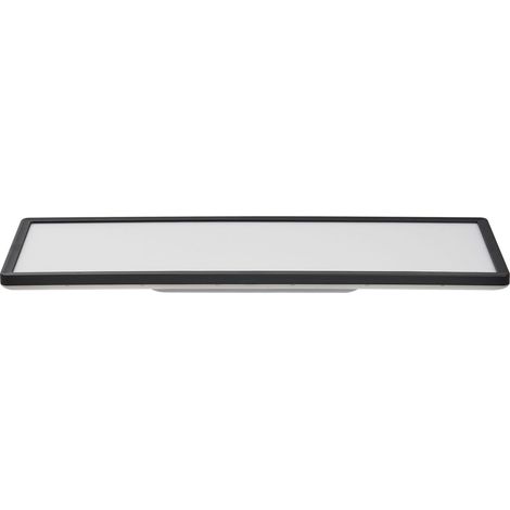 LED Ceiling Light Black Synthetic LED Panel Light Flush Ceiling Mount Light with Remote ARDENZA