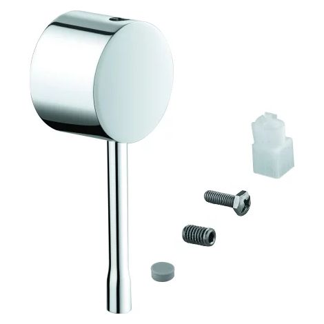 GROHE Leva 46919, metallo, per miscelatore monocomando lavabo Essence, per cartuccia da 28 mm, phantom black, 46919KF0