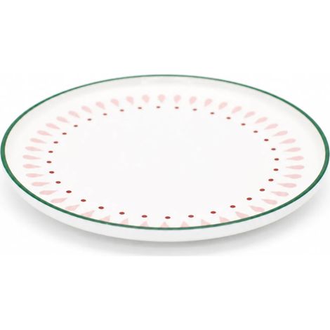 LEA Porzellan-Frühstücksteller 20 cm grün rosa duka (1/5)