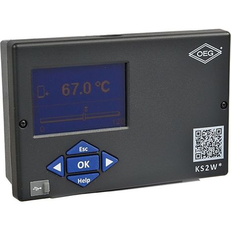 Régulation différentielle KS2W avec 4 sondes TF/Pt (1/3)