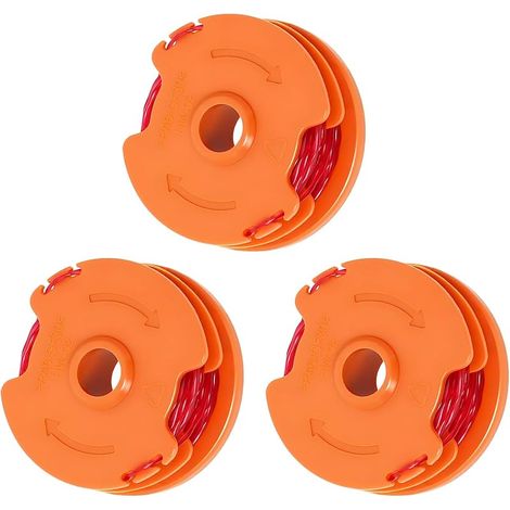 Bobine de rechange WX100 pour débroussailleuse McGregor MET6032 MET4530 MET3525 Worx WG119E (1/5)
