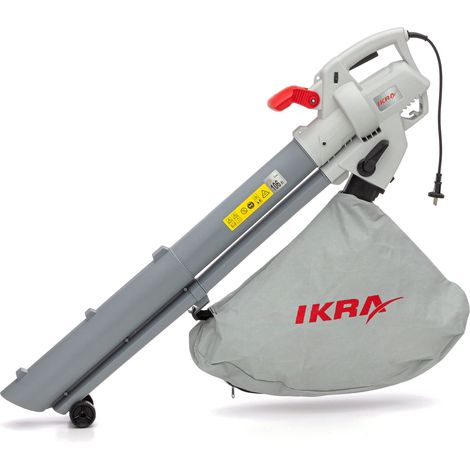 IKRA aspiratore soffiatore trituratore elettrici IBV 3000 3in1, velocità di soffiaggio 240 km/h, regolazione variabile della velocità (1/4)