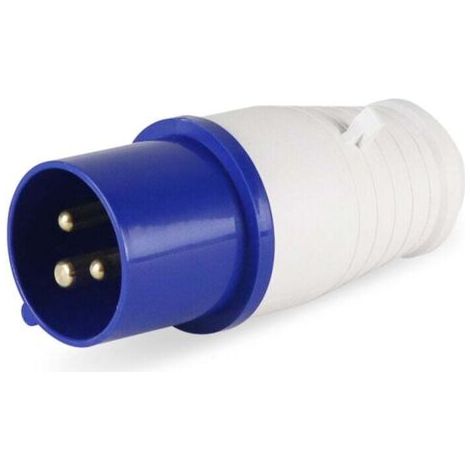 Fiche Mâle Industrielle IEC 16A 2P+T 220V IP44 Prise Renforcée (1/4)