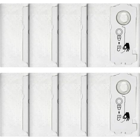 Lot de 8 sacs filtrants SELFCLEAN SC-FIS-CT MINI/MIDI-2/5 pour aspirateur Festool CT MINI/MIDI 2019+, grande capacité, pièces de rechange uniques (1/4)