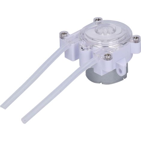 Pompe péristaltique silencieuse DC 6V 12V, débit 3 mètres, mini pompe de titration électrique automatique pour usage domestique (1/5)