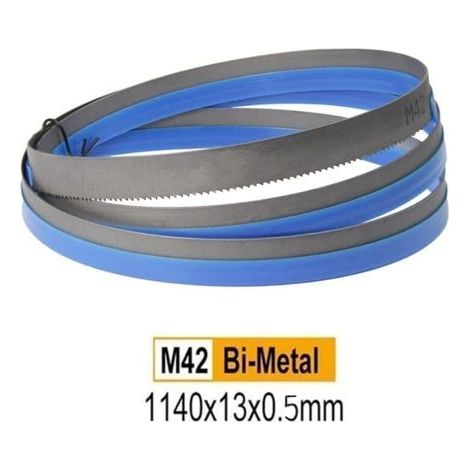Lame per sega a nastro bimetalliche UlisemM42 1140 x 13 x 0,65 mm 14/18 TPI Adatte per Güde MBS 105 V (1/4)