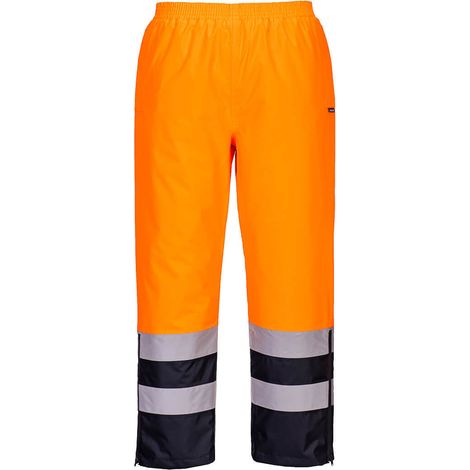 Hochsichtbarer Winterhose - S - Orange/Navy - Portwest