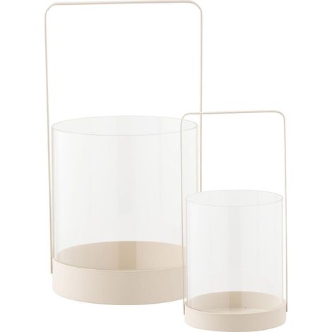 Storma bougeoir set de 2 beiges. (1/5)