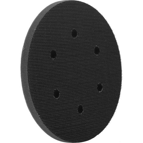 Pneumatischer/elektrischer Vakuumpolierer, universeller Schwammaufsatz, 15 cm (6 Zoll) perforierter Schleifaufsatz mit Klettverschluss (1/5)