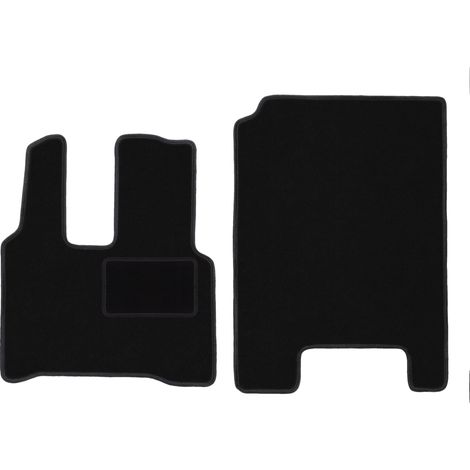 Tapis en velours noir pour camion Mercedes Actross MP4 (2011-) (1/5)