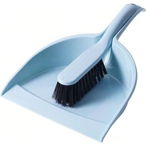 Ensemble Pelle et Balayette à Main - Poussière et Ramasse-miettes - en Plastique Recyclé - Bleu