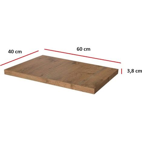 Arbeitsplatte 40 cm 38 mm Küchenzeile Küchenblock Eiche Lancelot Küche Vigo (1/2)