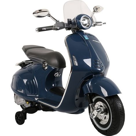 Vespa GTS 300 Mini Scooter a Batería para Niños Luz LED Azul (1/2)