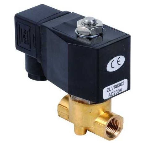 Electrovanne bronze 1'' NO action directe