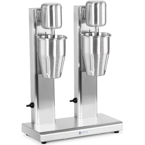 Batidora doble 160 vatios - 2 x 1 litro - 15.000 rpm - acero inoxidable 140004947 (1/5)