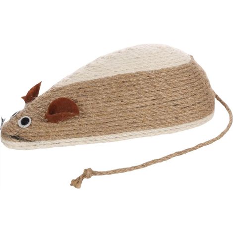 Souris a cliquetis  ø 10.5 cm x 23 cm jouet pour chat - Flamingo