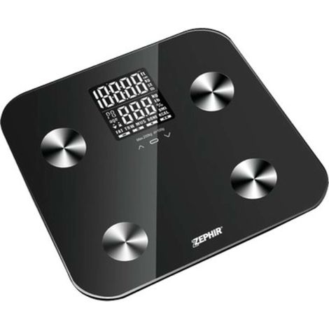 BILANCIA PESAPERSONE DIGITALE ZHS816 ZEPHIR - VETRO SLIM CM 31 KG 200 4XAAA NON INCLUSE - 1 pezzo