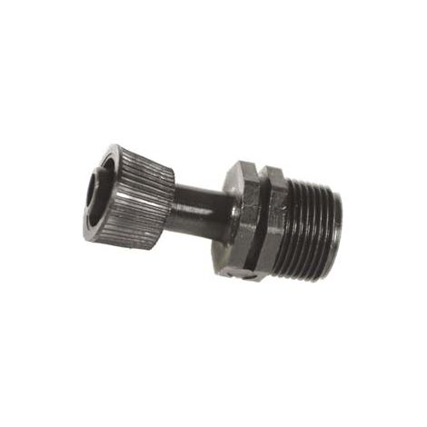 DEVIAZIONE PER ALA CON FILETTO MASCHIO IN POLIPROPILENE- - ø mm.16xM 3/4 - 20 pezzi