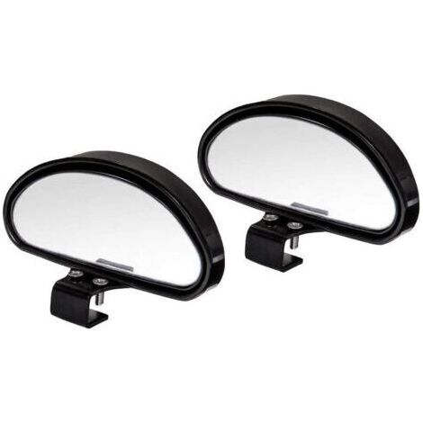BARKBUSTERS Retroviseur Conduite Accompagnée Retroviseur Angle Mort Miroir D'angle Mort RéTroviseur Conduite Accompagnée pour Tous Les Voitures- Miroir Convexe Angle réglable (2Pcs-A) (1/5)