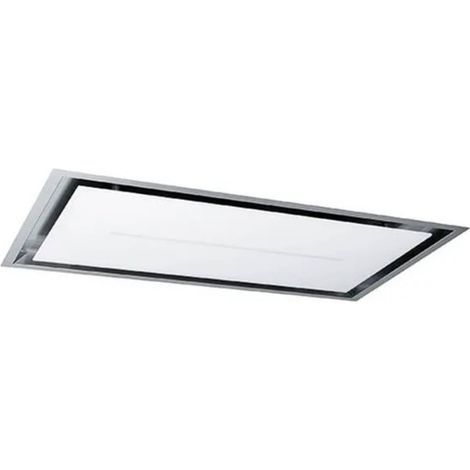 Hotte plafond 90cm 905m3/h verre/blanc - Roblin - 6627962 (1/2)