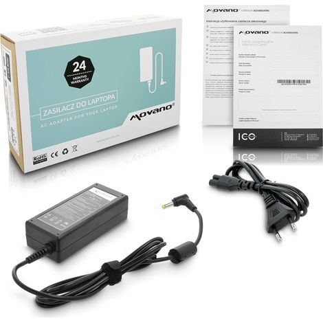 Alimentatore/caricabatterie da 48 W per LCD, 12 V, 4 A, 5,5 x 2,5 mm (1/5)