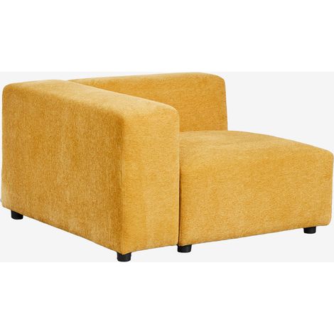 Module d'angle gauche 115x113 cm avec accoudoir haut pour canapé modulaire Bruna SKLUM (1/5)