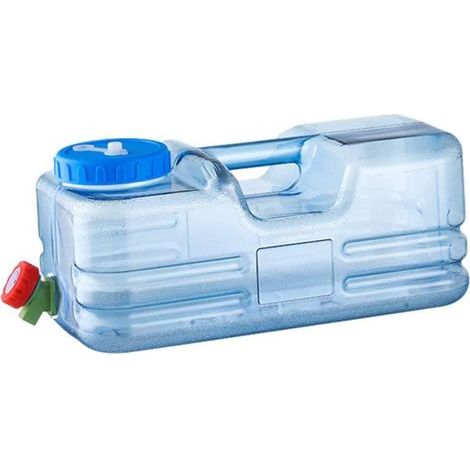 Reservoir Eau Camping Car, 10L Portable Bidon d'eau avec Poignée, Jerrican Alimentaire avec Robinet,Parfait pour Voyage, Camping, Barbecue, Pêche (1/5)