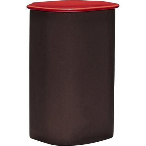 hubsch AMARE boîte de rangement bicolore bordeaux rouge