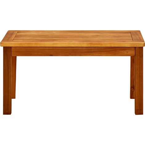 Maison Exclusive - Garten-Couchtisch 70x40x36 cm Massivholz Akazi (1/5)