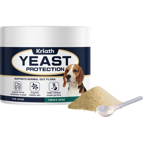 Complément alimentaire à base de levure pour chiens : soins quotidiens, confort et apport nutritionnel – 150 g x 1 cuillère (1/5)
