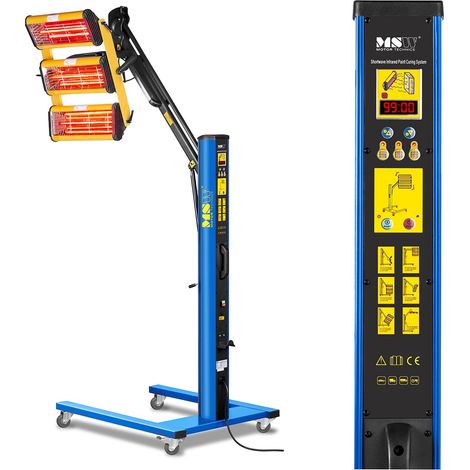 Lampe infrarouge carrosserie - 3300 watts - 3 émetteurs (1/5)