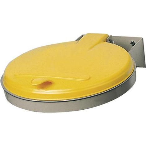 Cubo de basura A400xP510mm 120l tapa amarillo (KS) VAR (1/3)