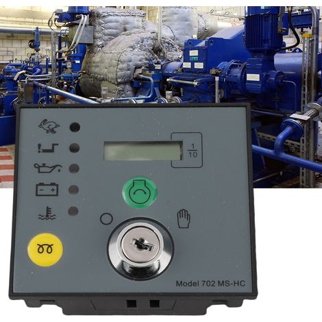 Module de commande pour générateur DSE702MS, panneau de contrôle manuel, démarrage manuel, régulation de groupe électrogène (1/5)