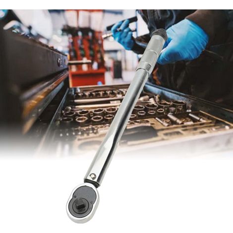 Drehmomentschlüssel mit Voreinstellung, multifunktionaler und vielseitiger Drehmomentschlüssel, professionelles Werkzeugset für mobile und Kfz-Reparaturen, 10 kg lang. (1/5)