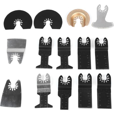 14pcs Oscillating Multifunctional Cutting Saw Blade Precision Cutting Tool Set (1/5)