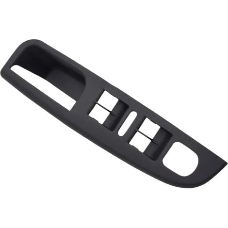 2 piezas para Volkswagen METTEN SPRINT panel de interruptores con manija interior delantera izquierda Jetta MK5 Golf 5 marco de interruptor negro (1/4)