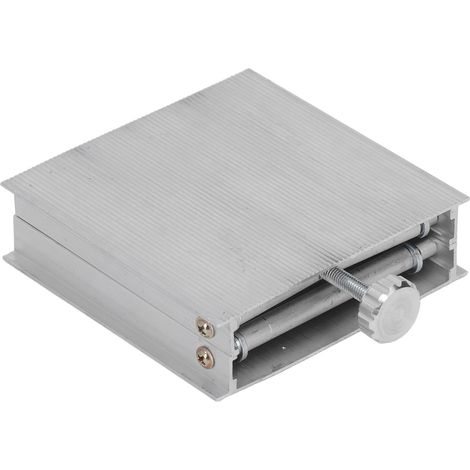 Support de laboratoire manuel pour plateforme élévatrice en alliage d'aluminium avec cric et système de mise à niveau automatique. Accessoires inclus. (1/5)